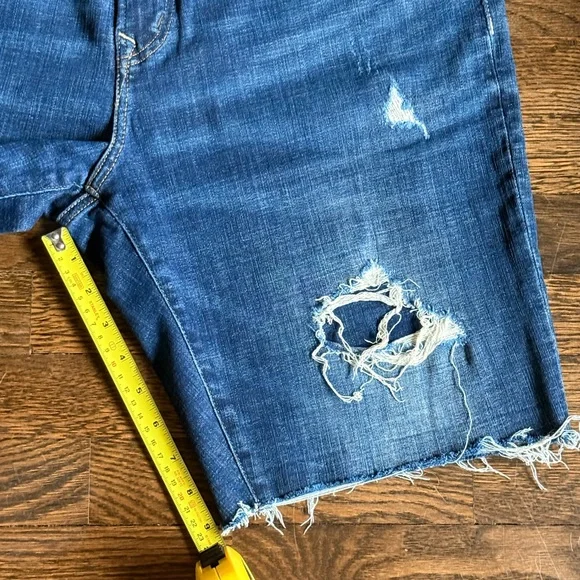 American Eagle Outfitters Ripped Denim Men's Shorts - Picture 2 of 4